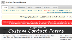 Custom Contact forms Plugin