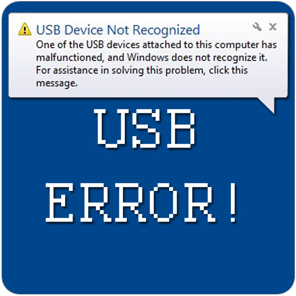 usb error windows